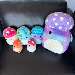 Mushroom Squishmallow Lot